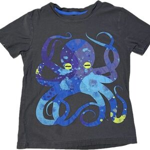 Tea Collection blue and purple octopus tee
